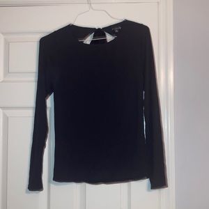 J crew long sleeve open back women’s blouse